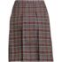 School Uniform Custom Women's Plaid Box Pleat Skirt Above Knee, Back
