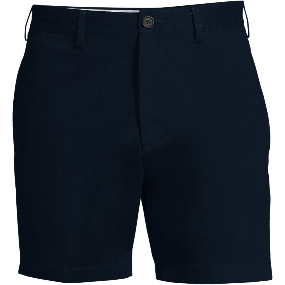 Men's Traditional Fit 6 Inch No Iron Chino Shorts | Lands' End