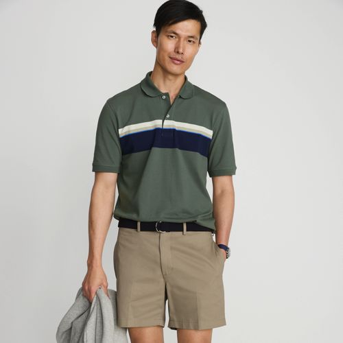 Men's No Iron 6' Plain Front Chino Short