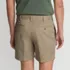 Men's No Iron 6" Plain Front Chino Short, Back