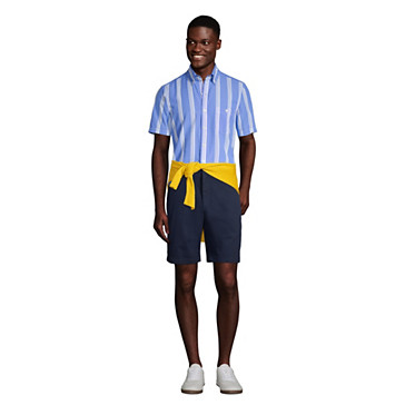 Bügelleichte Chino-Shorts, 23 cm, für Herren image number 3