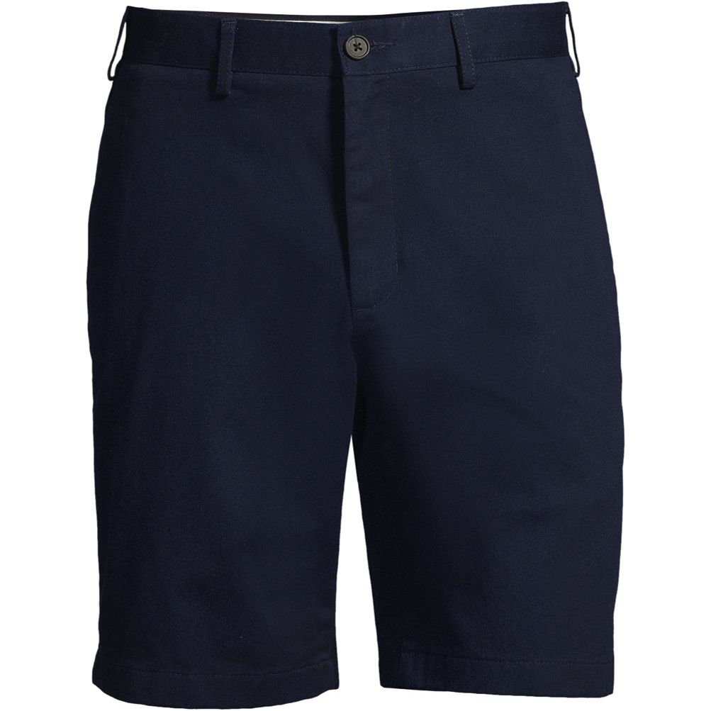 Men s Traditional Fit 9 No Iron Chino Shorts Lands End