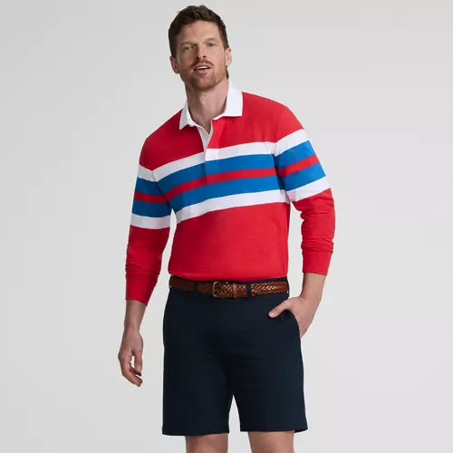 Men's No Iron 9" Plain Front Chino Short, alternative image