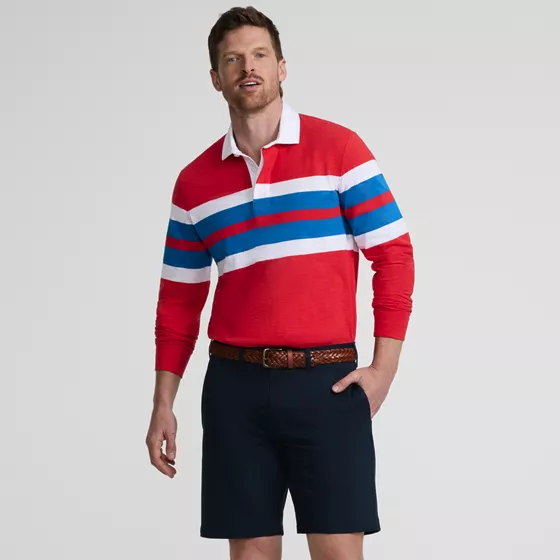 Men's No Iron 9" Plain Front Chino Short - primary