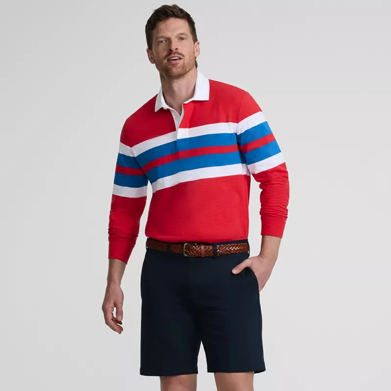 Men's No Iron 9" Plain Front Chino Short, alternative image