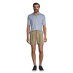Men's Traditional Fit Pleated 6 Inch No Iron Chino Shorts, alternative image