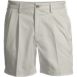 Men's Traditional Fit Pleated 6" No Iron Chino Shorts, Front