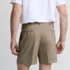 Men's No Iron 6" Pleated Front Chino Short, Back
