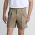 Men's No Iron 6" Pleated Front Chino Short, Front