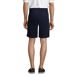 Men's Traditional Fit Pleated 9" No Iron Chino Shorts, Back