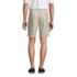 Men's No Iron 9" Pleated Front Chino Short, Back