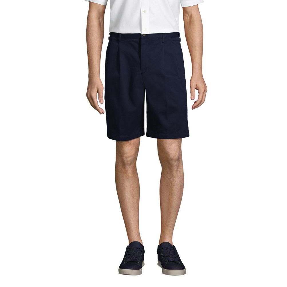 Pleated cheap chino shorts