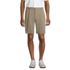 Men's No Iron 9" Pleated Front Chino Short, Front