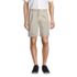 Men's No Iron 9" Pleated Front Chino Short, Front
