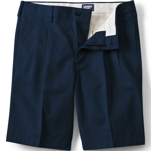 Lands' End Men's Comfort Waist Pleated No-Iron Chino Pants – 299540 – Pick Size/Color