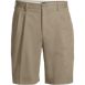 Men's Traditional Fit Pleated 9" No Iron Chino Shorts, Front