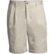 Men's Traditional Fit Pleated 9" No Iron Chino Shorts, Front