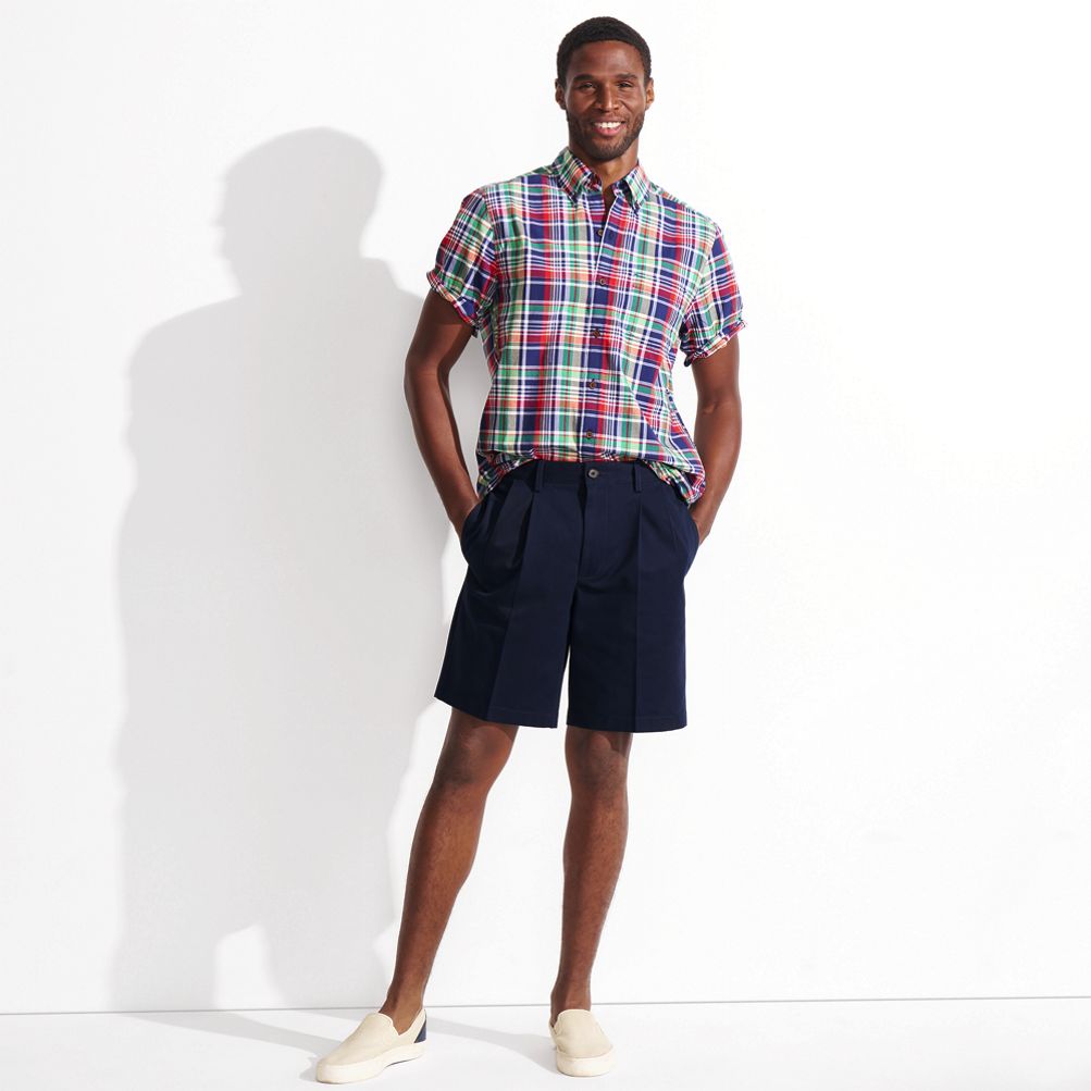 Lands end khaki shorts sale