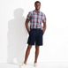 Men's Traditional Fit Pleated 9" No Iron Chino Shorts, alternative image