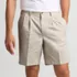 Men's No Iron 9" Pleated Front Chino Short, Front