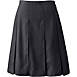 Women's Plus Size Box Pleat Skirt Top of Knee, Front