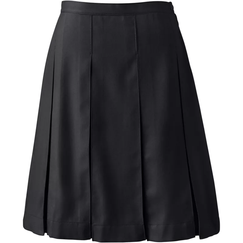 Women's Tall Box Pleat Skirt Top of Knee, Front