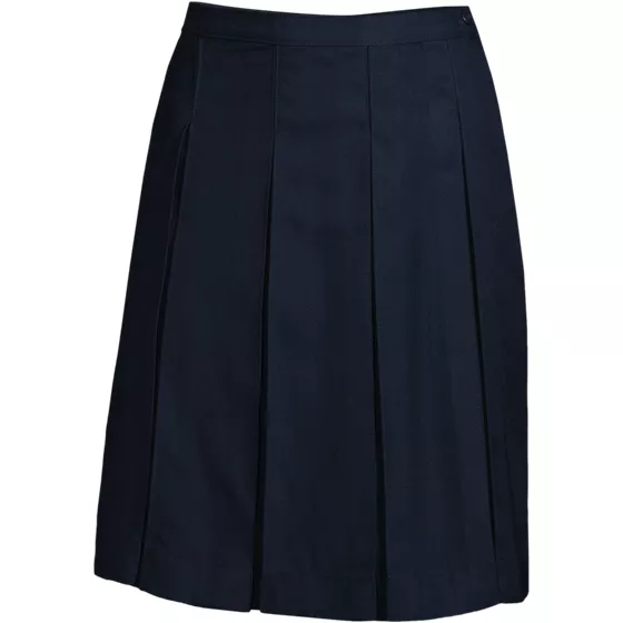 Women's Box Pleat Skirt Top of Knee - primary