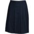School Uniform Women's Plus Size Box Pleat Skirt Top of Knee, Front