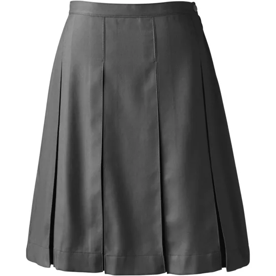Women's Box Pleat Skirt Top of Knee - primary