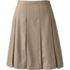 School Uniform Women's Plus Size Box Pleat Skirt Top of Knee, Front