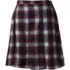 School Uniform Women's Plaid Box Pleat Skirt Top of Knee, Front