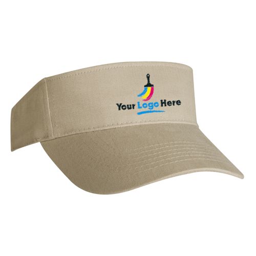 Brushed Twill Embroidered Visor