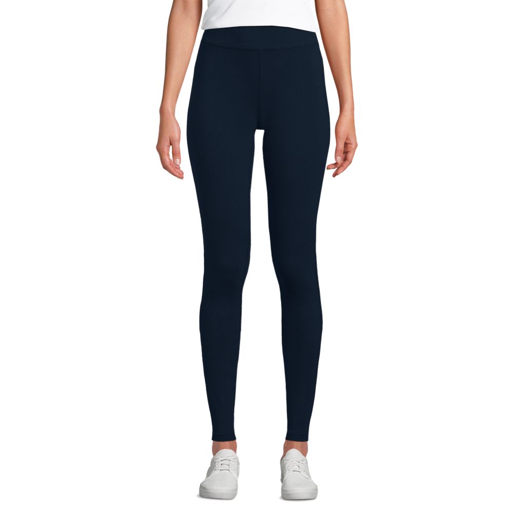 Women's Starfish Mid Rise Knit Leggings | Lands' End