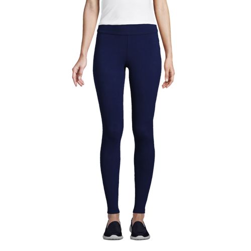 Women's Tall Sport Knit High Rise Corduroy Leggings Lands' End Цвет: Синий;  Размер: S long купить от 5336 рублей в интернет-магазине ,  женские легинсы Lands' End