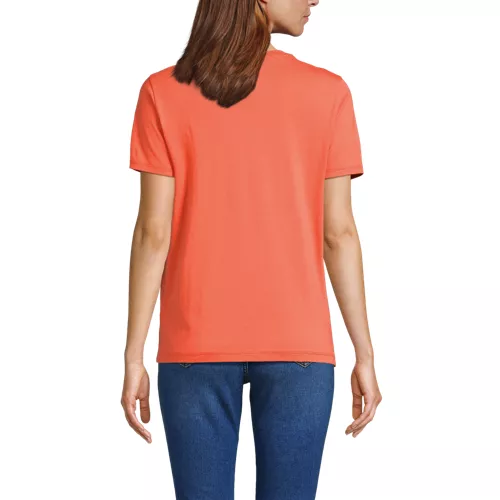 Supima Cotton Crewneck T-Shirt, Back