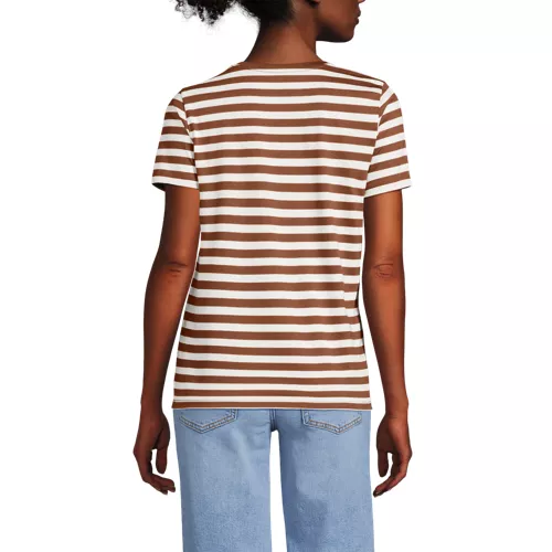 Supima Cotton Crewneck T-Shirt, Back