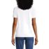 Women's Petite Relaxed Supima Cotton Crew Neck T-Shirt, Back