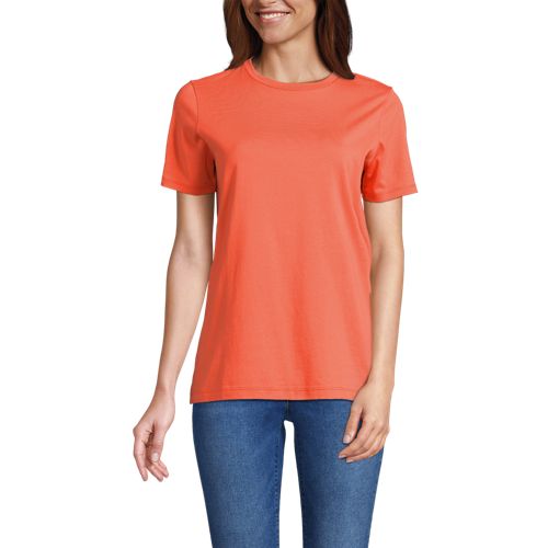 Women's Relaxed Supima Cotton Crew Neck T-Shirt, Front