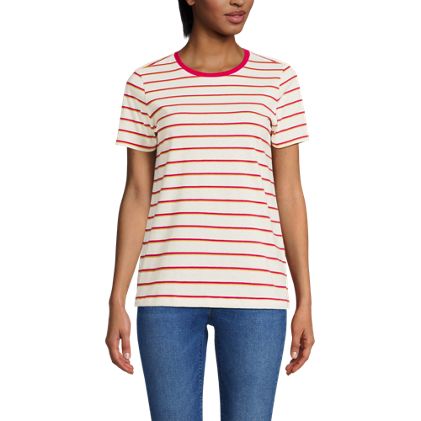 Women's Relaxed Supima Cotton Crew Neck T-Shirt - image 2