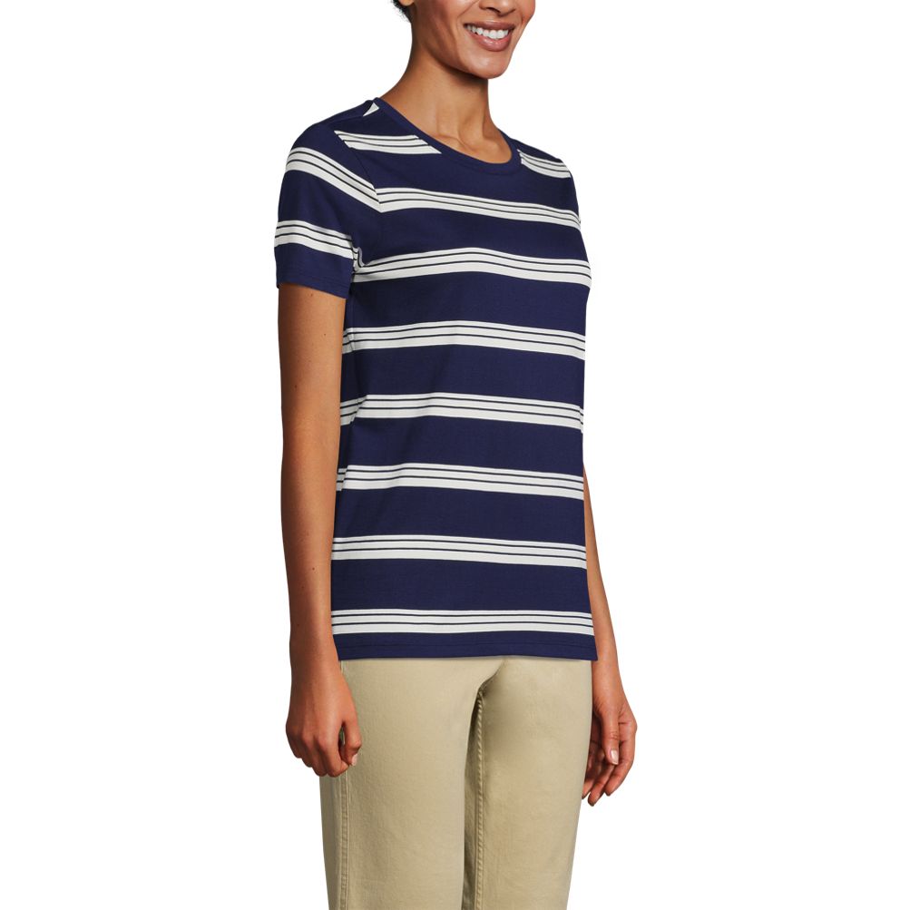 Women s Relaxed Supima Cotton T Shirt Lands End