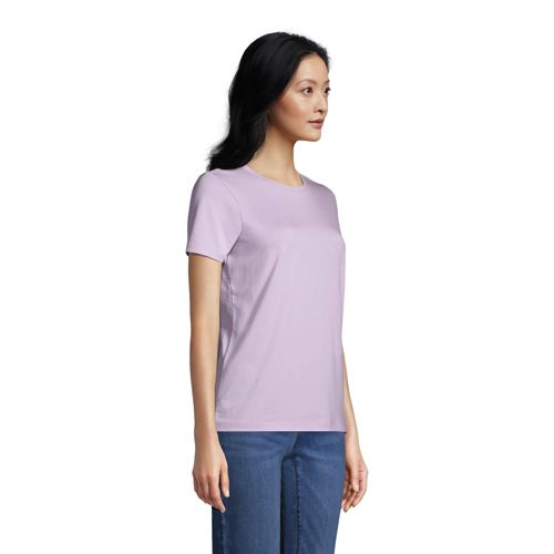 Le T-Shirt Supima à Manches Courtes, Femme Stature Standard image number 2