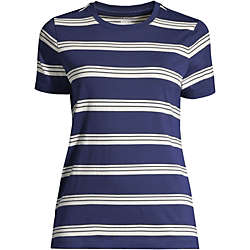 Women's Plus Size Relaxed Supima Cotton Short Sleeve Crewneck T-Shirt, Front