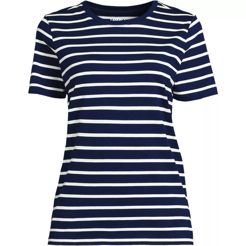 Supima Cotton Crew Neck T-Shirt, Front