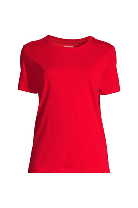 Women's Relaxed Supima Cotton Short Sleeve Crewneck T-Shirt