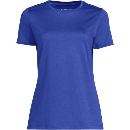 Supima Cotton Crewneck T-Shirt | Lands' End