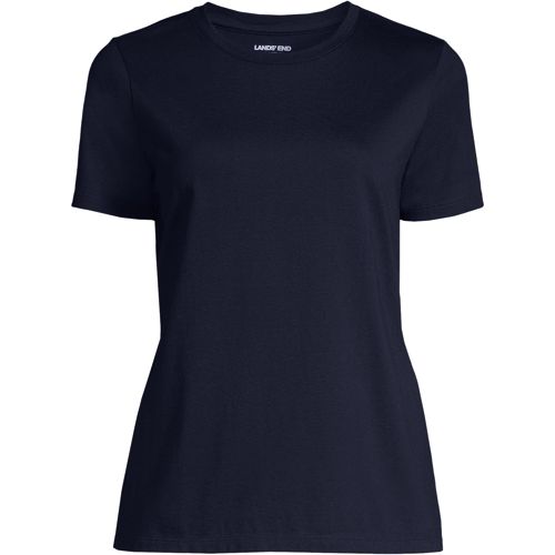 Women's Relaxed Supima Cotton Short Sleeve Crewneck T-Shirt