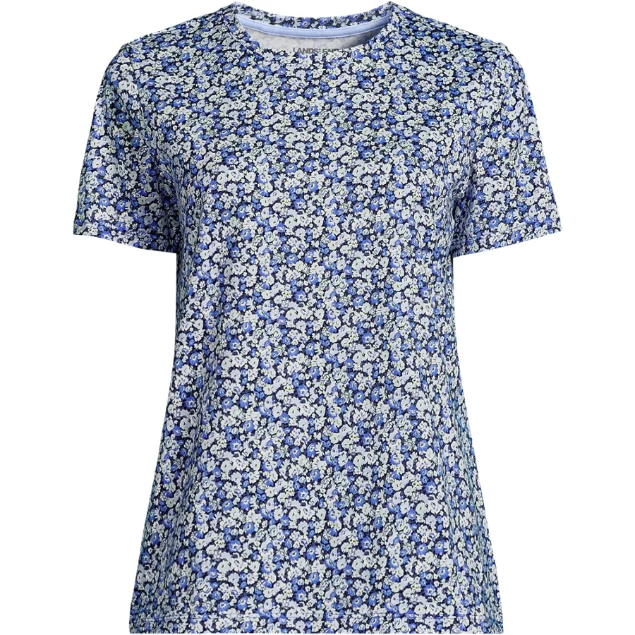 Women's Relaxed Supima Crew Neck T Shirt view 3