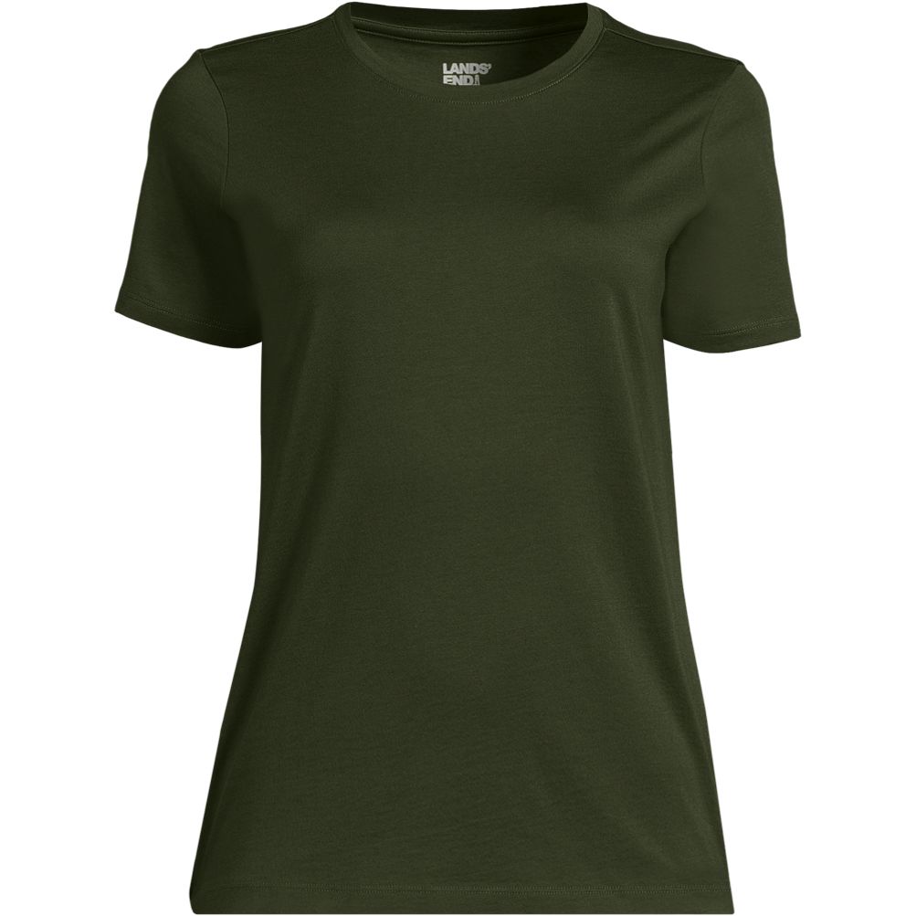 Supima Cotton Crewneck T-Shirt | Lands' End