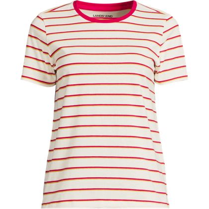 Women's Relaxed Supima Cotton Crew Neck T-Shirt - image 1