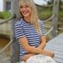 Women's Relaxed Supima Cotton Crew Neck T-Shirt, alternative image